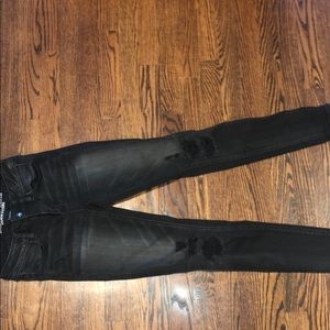 Black super stretch jegging
